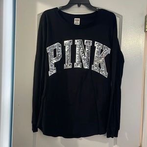 pink black long sleeve